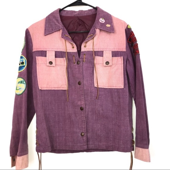 Vintage 1970’s Girl Scouts denim patch jacket - Picture 3 of 7